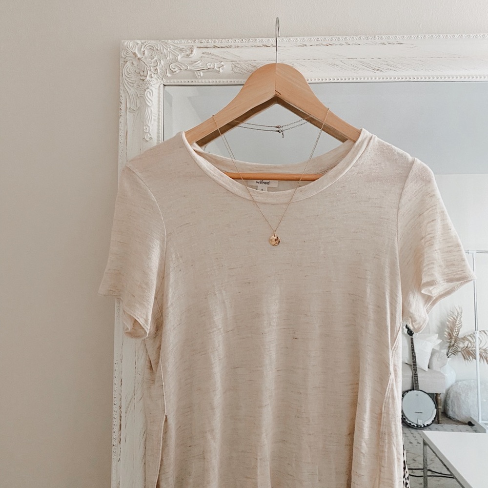 Wilfred Beige Minimalist Shirt - Picture 1 of 7